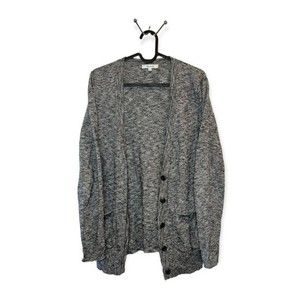 MADEWELL Marled graduate cardigan Heather gray size small